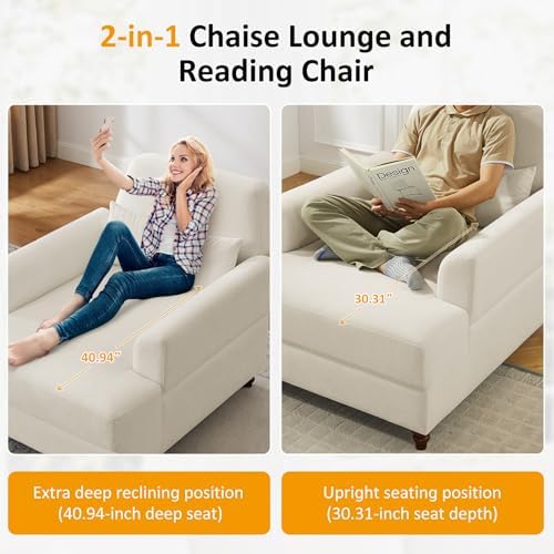 Oversized Chaise Lounge Chair - Image 6
