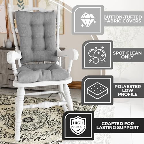Klear Vu The Gripper Non-Slip Rocking Chair Cushion Set - Image 3
