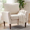 Comfy Accent Chair with Spring Sponge Cushion, Upholstered Armchair by ALPEN