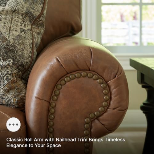Signature Design by Ashley Carianna Oversized Leather Accent Chair - Image 5