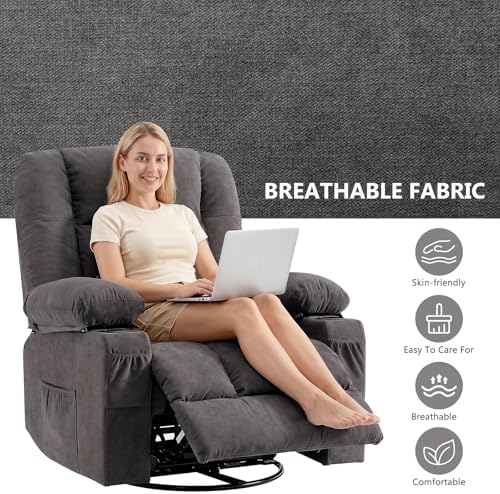 Swivel Rocker Recliner Chair - Image 6
