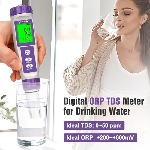 YINMIK Hydrogen Water Tester pH TDS Meter ORP Tester - Image 3