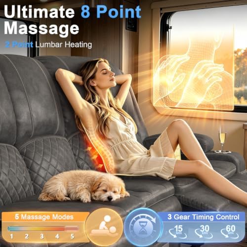 RV Loveseat Recliner Wall Hugger - Image 3