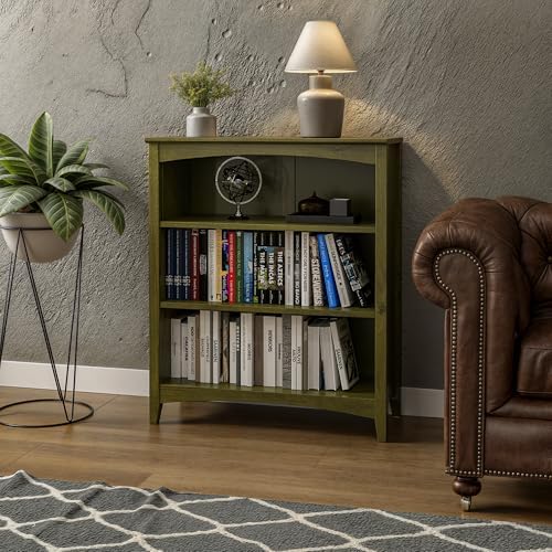 Camaflexi Shaker Style 3 Shelf Bookcase/Solid Wood / 36" High/Adjustable - Image 4