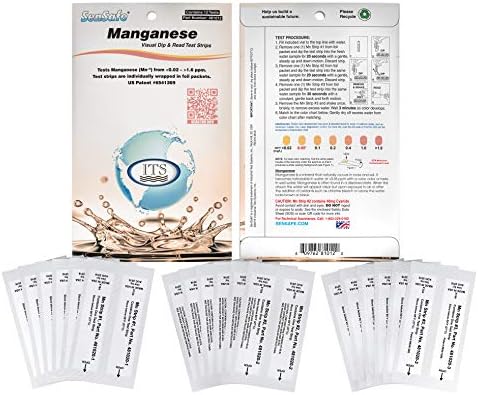 Industrial Test Systems 481012 Sensafe Manganese Water Test Strip Kit 12 Tests - Image 3