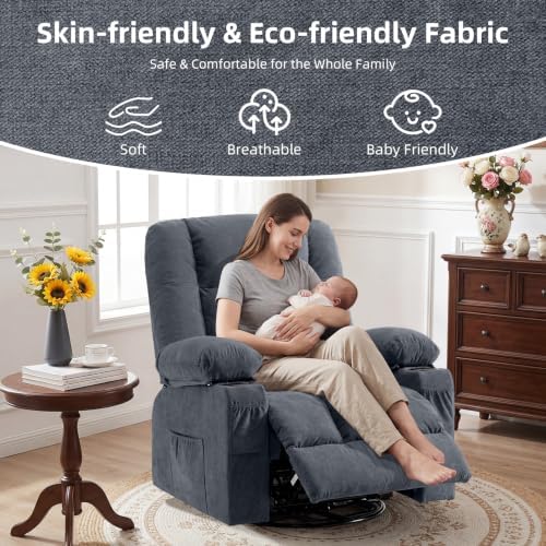 MAHOMICO Rocker Recliner Chair - Image 4
