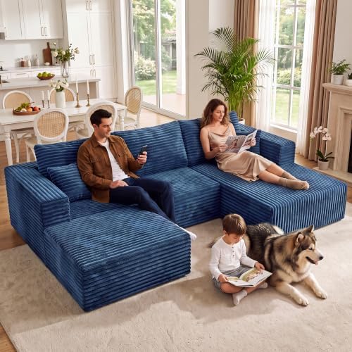 92.5" U Shaped Boneless Couches - Image 3