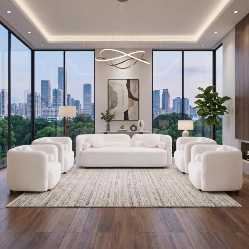 5-Piece Curved Couch Set - Image 7