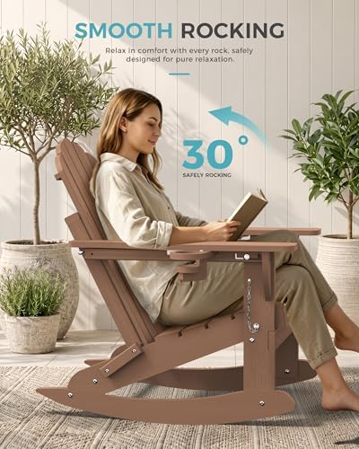 Ciokea Rocking Adirondack Chairs Set of 4 - Image 5