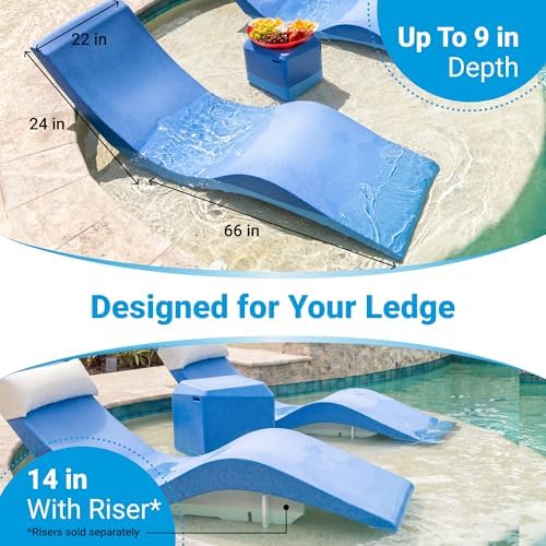 Aqua Outdoors Pool Lounge Chairs, Pool Chairs - Image 2