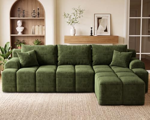 Vipbear 120" Oversized Modular Sectional Sofa, Boneless Couch - Image 3