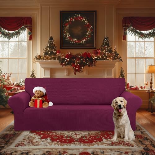 KEKUOU Stretch Oversized Couch Covers - Image 2
