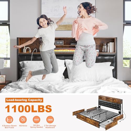 EnHomee King Size Bed Frame - Image 6