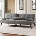 64" Futon Sofa Bed, Small Loveseat by Meilocar