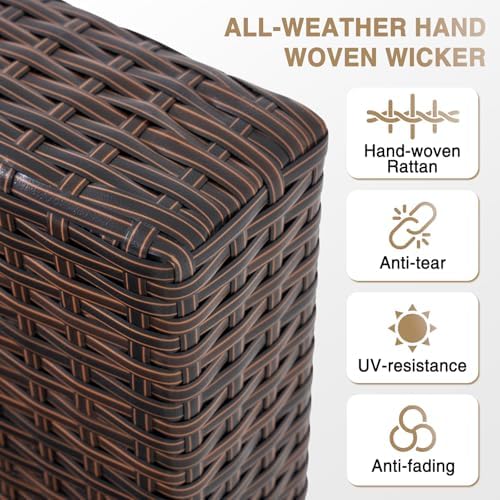 Aoxun Patio Furniture Sets, 7-Piece Outdoor Patio Furniture - Image 4