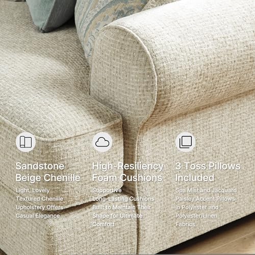 Signature Design by Ashley Monaghan Loveseat, Deep Seat Sofa Couch - Image 6