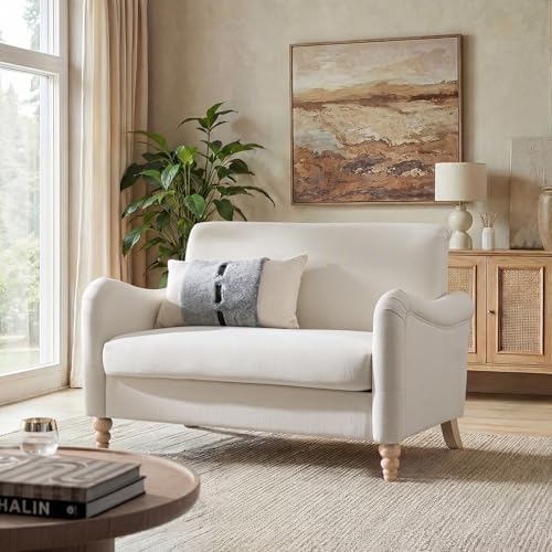 50.5 Inch Mid-century Modern Upholstered Loveseat Sofa - Image 3