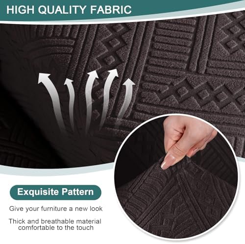 Ruaozz Stretch Loveseat Recliner Cover - Image 3