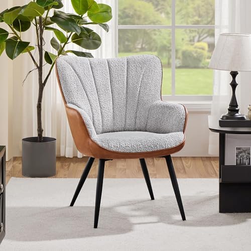 Yaheetech Accent Chair, Upholstered Armchair - Image 4