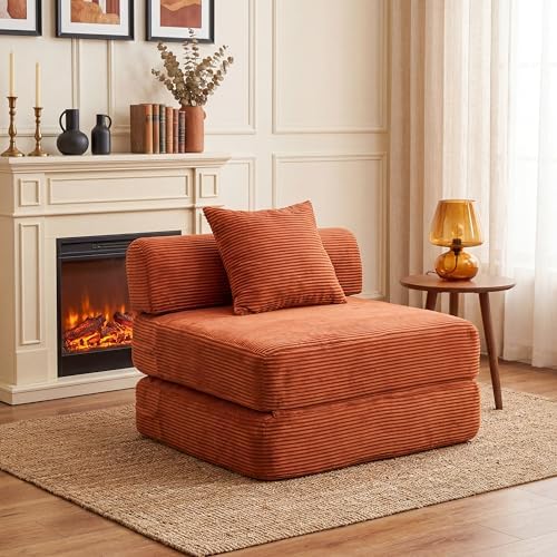 Futon Sofa Bed Modular Loveseat Sleeper Folding Pull Out Couch by HouseMila
