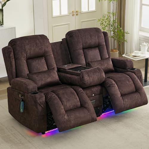 URRED Power Loveseat Recliner Sofa - Image 2