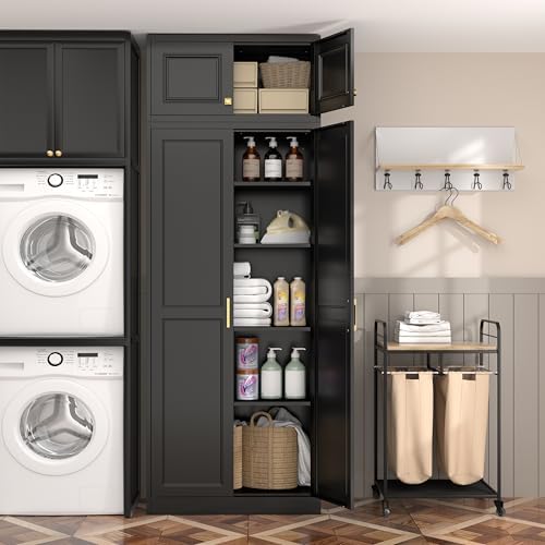 Steeloong 86"Metal Pantry Storage Cabinet - Image 5