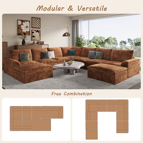 EASE MOOSE Boneless Couch for Living Room, Large Modular Sectional - Image 4