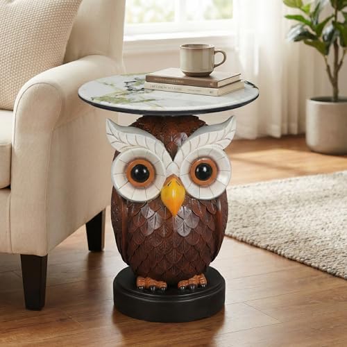 OWL Statue End Table by Gurdenidea