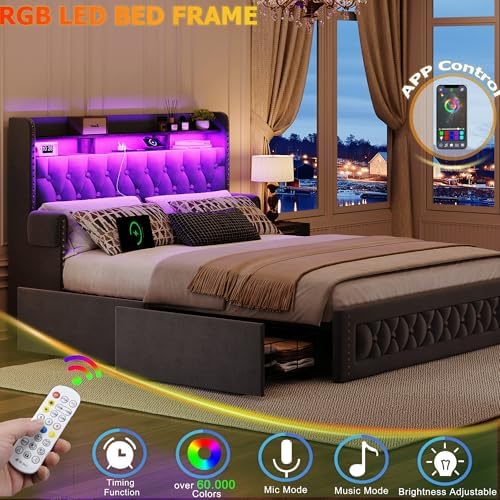 Ailisite Full Size Bed Frame - Image 6