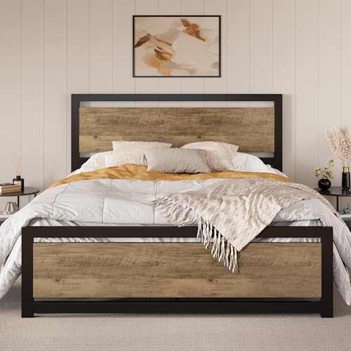 SHA CERLIN Heavy Duty Full Size Bed Frame by SHACERLIN