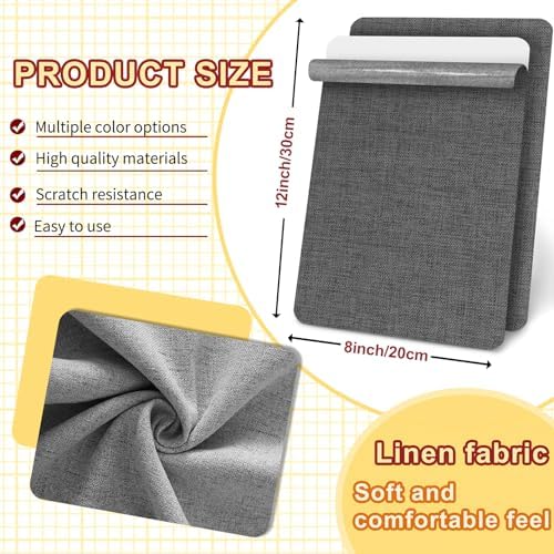 Linen Repair Tape 2Pcs 8x12 inch, Self Adhesive Fabric Patches, Couch Repair - Image 2