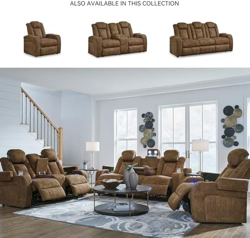 Signature Design by Ashley Wolfridge Power Reclining Sofa - Image 5