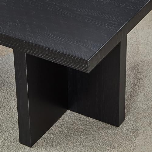 Roundhill Furniture Mchome Square End Table, Nightstand - Image 4