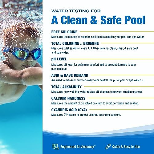 Taylor Technologies K-1005 DPD, 9-in-1 Pool Test Kit - Image 3