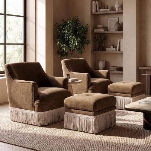 Hyfirm Set of 2 Vintage Accent Chairs by Hyfirm