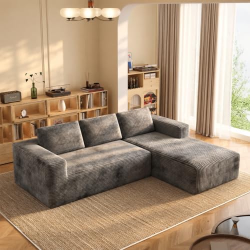 93" L-Shaped Modular Sectional Sofa by Rwatjairex