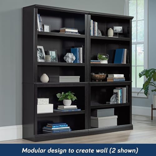 Sauder 5 Tier Book Shelf Wooden Bookcase Multipurpose Bookshelf - Image 5