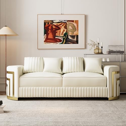 DAMAIFROM Mid Century Modern Chesterfield Sofa Couch, 3 Seat Tufted Sofas by DAMAIFROMFURNITURE