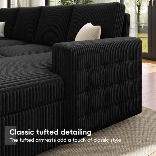 86" Sectional sleeper Sofa Bed, Pull Out Couch - Image 6