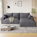 ONEMMLION 113" L-Shaped Cloud Boneless Couch Sofa by ONEMMLION