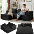 96" Boneless Couch for Living Room, Oversized Modular Sectional Sofa Bed by Winzoo