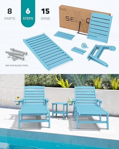 SERWALL HDPE Outdoor Lounge Chair - Image 6