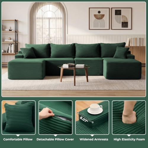 Mangodan Cloud Sectional Couch, Boneless Couches - Image 6