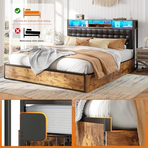 EnHomee Full Size Bed Frame - Image 6