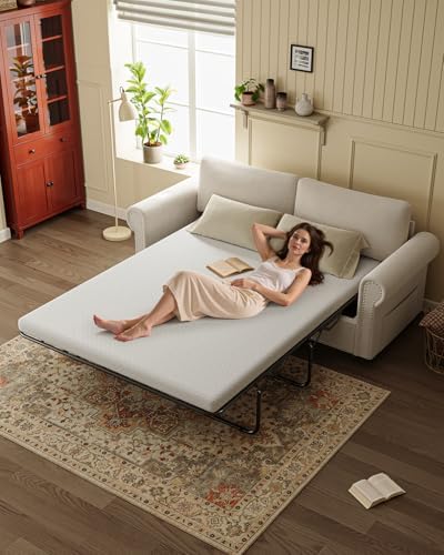 Queen Pull Out Sofa Bed | 83" Large Sleeper Sofa - Image 5