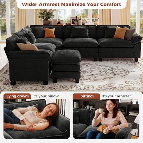 CDCASA 117" Oversized Modular Sectional Sofa - Image 6