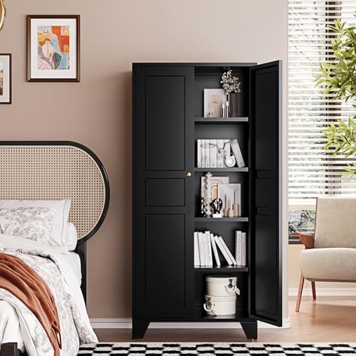 Letaya Metal Pantry Storage Cabinet - Image 2