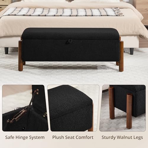 55'' Modern Storage Ottoman Benches - Image 7