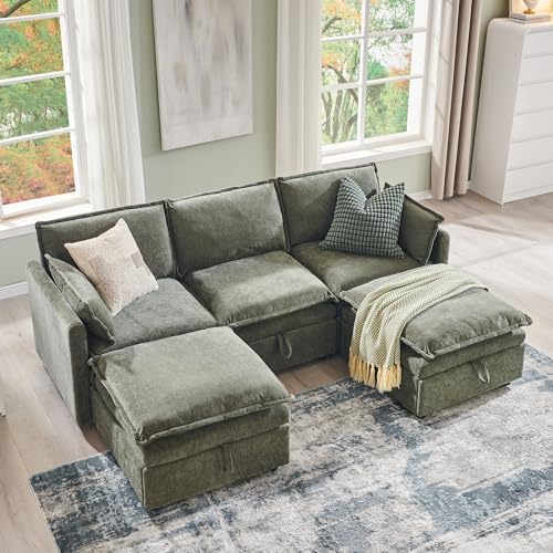 85.83" Modular Sectional Cloud Couches by ALLTUFOYourDailyEssential