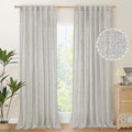 YoungsTex Linen Curtains 95 Inches Long by YoungsTex